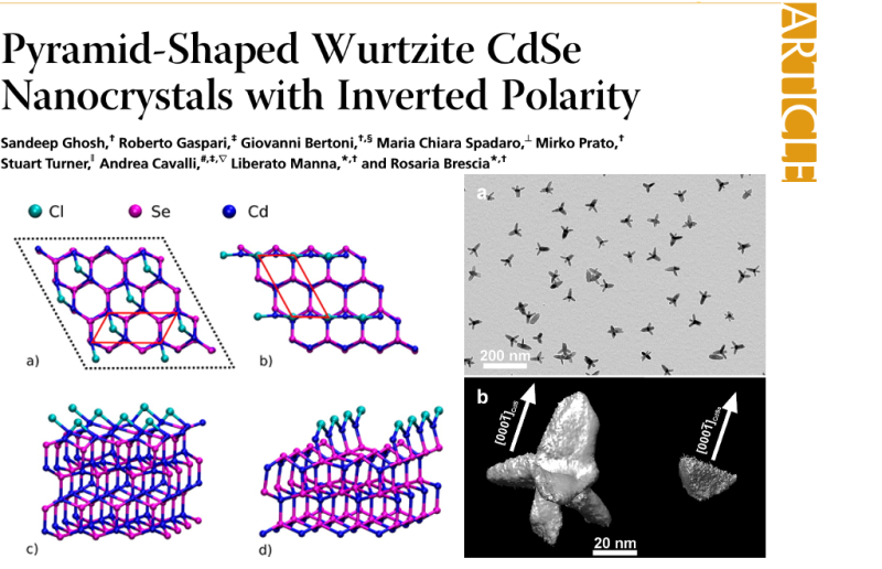  Pyramid-Shaped Wurtzite
CdSe Nanocrystals with Inverted Polarity 