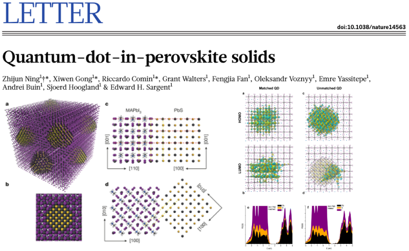  Quantum-dot-in-perovskite solids
